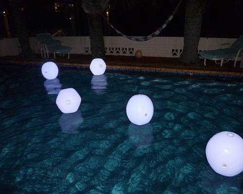 led beach balls
