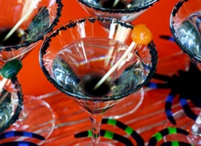 Spooky Gumball Cocktail