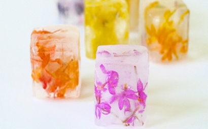Flower Ice Cubes