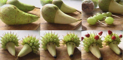 Pear Animal Faces
