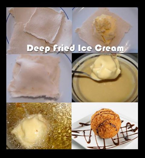 How to make delicious deep fried ice cream balls