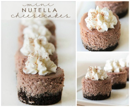 Little Cute Nutella Cheesecakes
