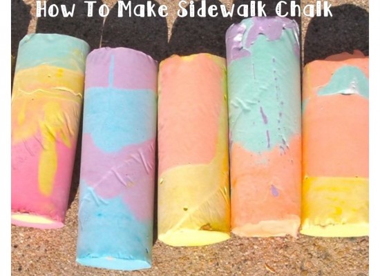 How To Make Sidewalk Chalk