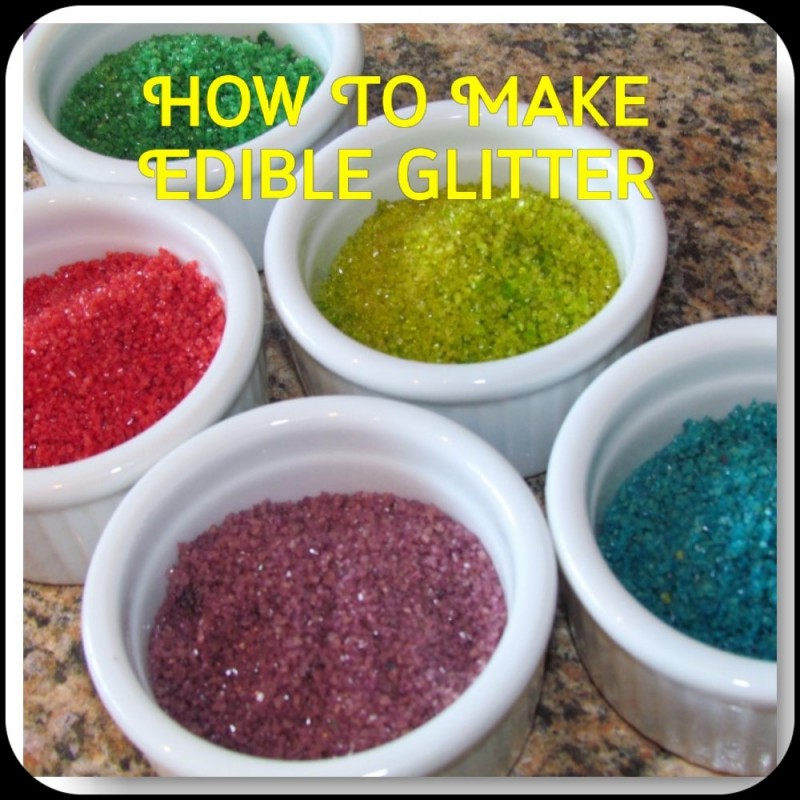 How To Make Edible Glitter