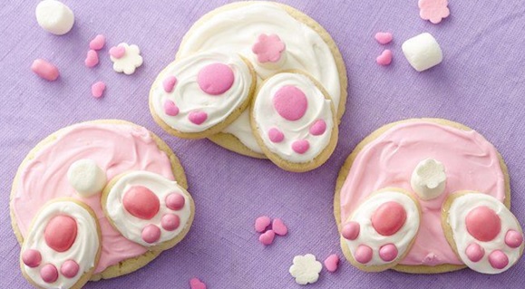 Easter Bunny Bottom Cookies