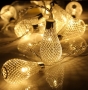 Warm white Battery Operated stylish led string LED Metal Drip String Lights